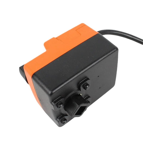 Kickass Ventilation Rotary Actuator 24 Volt Ac Dc Motor 2Nm Torque in black and orange heavy duty casing for easy installation.