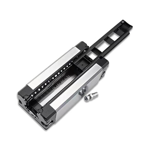 Extended SLS ball slider for linear guide systems, single block (1 pc) fits Bosch Rexroth parts, top view