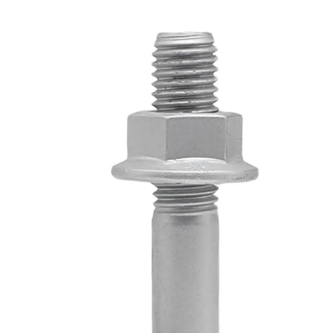 Heavy Duty Shock Mount Bolts Kit M14x1.5 10.9 Grade Alloy Steel Flange Shoulder Bolts And Lock Nuts Pair For Toyota Tacoma Tundra Sequoia Dodge Ram Eliminates Loose Play And Rattle During Shock Absorber Replacement close-up