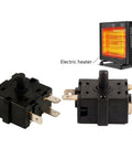 Hot Electric Room Heater Rotary Switch Selector 250V 16A 3 Pin 2 Gear 5 Pin 3 Gear Options Go To Replacement Switch For Heater Bands