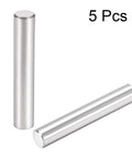 Five Pack 8 Mm By 50 Mm Dowel Pins 304 Stainless Steel Cylindrical Shelf Support Pins For Furniture Hardware And Go To Secure Fastening Silver Tone Rust Resistant