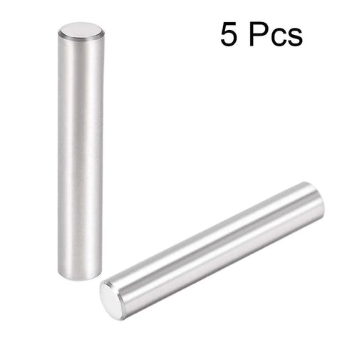 Five Pack 8 Mm By 50 Mm Dowel Pins 304 Stainless Steel Cylindrical Shelf Support Pins For Furniture Hardware And Go To Secure Fastening Silver Tone Rust Resistant