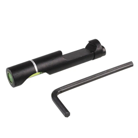 Metal Bubble Level Anti Cant For 20mm Picatinny Weaver Rail Rifle Scope Leveling Kit Mounts Sight With Wrench, built tough, black CNC aluminum