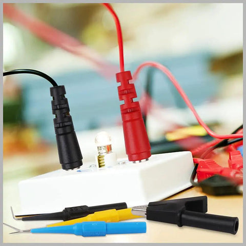 22 Piece Back Probe Kit With Color Coded Silicone Wires For Multimeter, Circuit Diagnosis And Automotive Testing