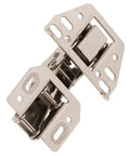 316 Cold Rolled Steel Gate Cabinet Door Spring Loaded Hinge Self Closing One Piece showing design and bolt holes