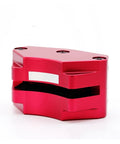 Red hydraulic disc brake caliper component for DBX-500, part of Hydraulic Disc Brake Caliper CNC Turning And Milling Spindle For Composite.