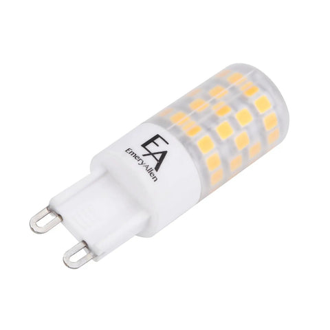 Dimmable G9 LED Bulb 4.5W 50W Equivalent, JA8 Compliant, 450 Lumens, 3000K Soft White, 120V, Energy Saving Mini BiPin Lamp