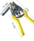 Type M Nail Ring Pliers Kit For DIY Cage Repair With Hog Ring Pliers One Hand Quick Install Includes 1200 Galvanized Nails