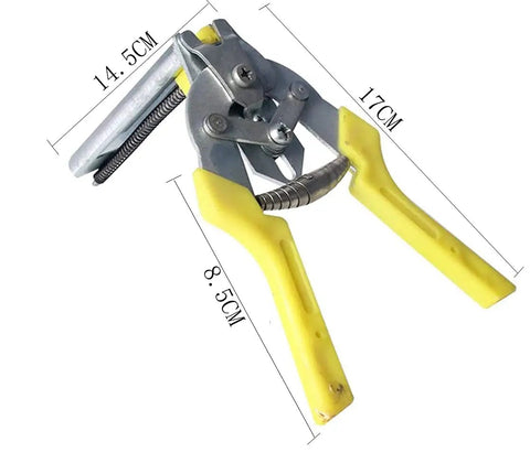 Type M Nail Ring Pliers Kit For DIY Cage Repair With Hog Ring Pliers One Hand Quick Install Includes 1200 Galvanized Nails