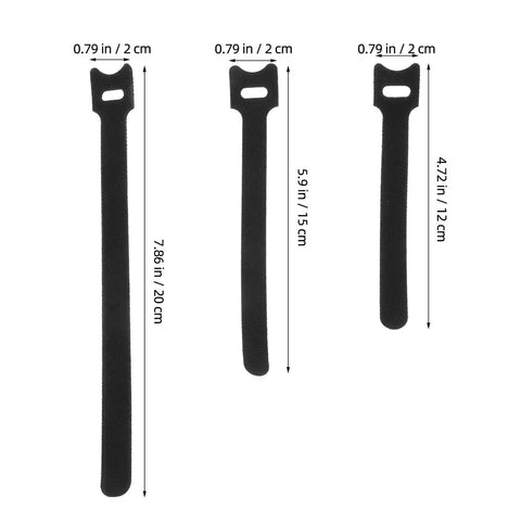 150 Piece Cat Head Cable Management Straps Heavy Duty Nylon Wire Ties in three sizes for secure cord organization.