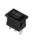 Rocker Toggle Switch Replacement For Manitowoc Ice Machine K-0250 RNS20ATS SD0322AP Units 2007939 20-0793-9 black side view