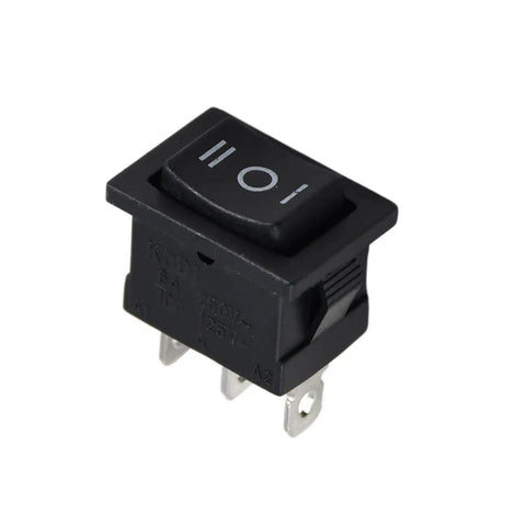 Rocker Toggle Switch Replacement For Manitowoc Ice Machine K-0250 RNS20ATS SD0322AP Units 2007939 20-0793-9 black side view