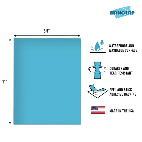 PSA Lapping Film Pack Workhorse Seven Sheets 8.5 x 11 Inches Microfinishing Sanding Paper Waterproof Washable USA Made