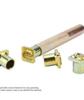 13mm Metal Number Stamp Set 0 to 8 With Knock Hammer, handheld stamping tool parts for leather, plastic, and metals