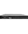 Professional 16 Port IP KVM Switch With Solid 19 Inch LCD Screen Keyboard And Touchpad For Plug And Play Rack Mount Server Management Remote Access front panel with ports.
