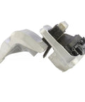 Right Passenger Side Hydraulic Engine Mount Fits 2014 Through 2020 Nissan Rogue, angled side view, black and silver metal construction.