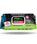 AutoSCRUB Cleaning Wipes Heavy Duty 60 Count Cleaning Cloths 15 By 10 Inches packaging front view.