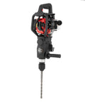 Gas Powered Jack Hammer Concrete Breaker 33cc 2 Stroke Heavy Duty Demolition Tool With drill bit attached