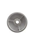 3 Inch Semi Steel Cast Iron Wheel Only With 1/2 Inch Bore, Heavy Duty 350 Lb Capacity, Silver Finish For Carts, Dollies, And DIY Projects