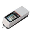 Portable Digital Surface Roughness Tester With Straight Shooting Precision Ra Rz Measurement Gauge showing measurement readings on screen.