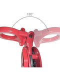 Vertical Plate Clamp Workhorse Heavy Duty Lifting Clamp With Lock Handle For Steel Plates Up To 4400 Lbs 2 Ton WLL hinge detail.