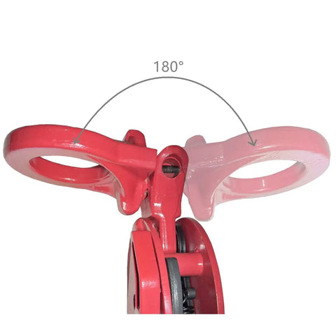 Vertical Plate Clamp Workhorse Heavy Duty Lifting Clamp With Lock Handle For Steel Plates Up To 4400 Lbs 2 Ton WLL hinge detail.