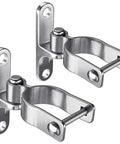2 Pack Wall Mount Gate Hinges For Chain Link Fences One And Seven Eighths Inch Hinges With Five Eighths Inch Pins