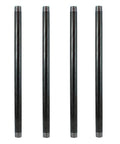 Heavy Duty Three Quarter Inch Steel Pipe Twenty Four Inch Long Set Of Four For DIY Industrial Shelving Built To Last