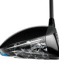 Close-up of Paradym Ai Smoke Max Driver Right Hand 9 Degree Loft Stiff Flex with sleek black finish and standard rubber grip.