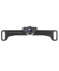 Slick Rear Backup Camera License Plate Mount Bracket, black metal with lens, designed for secure setup on G840H G890 trucks SUVs