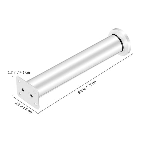 Adjustable Steel Furniture Legs 4 Pack Telescopic Feet For Cabinets Tables Sofas Beds And Shelves Rock Solid Heavy Duty Load Capacity