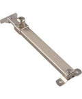 7 Stage Adjustable Window Opening Limiter Lock For Casement Windows, Stainless Steel Stopper With Rotary Safety Lock, Silver