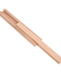 Full Extension Drawer Slides in Solid Wood with Bottom Mount Glides, Center Guide Track, and Quick Release Latches for Tool Free Installation