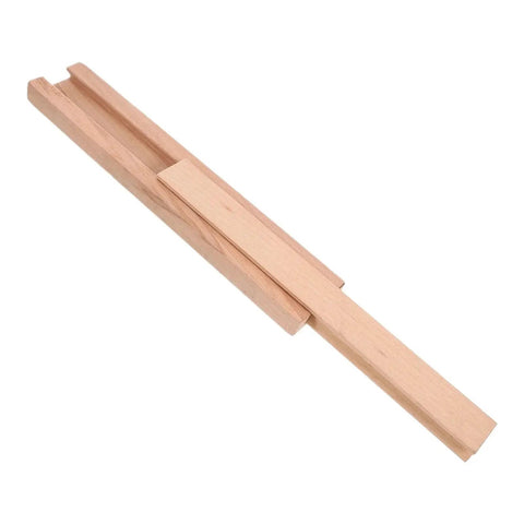 Full Extension Drawer Slides in Solid Wood with Bottom Mount Glides, Center Guide Track, and Quick Release Latches for Tool Free Installation