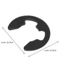 Awesome 240 Piece E Clip Retaining Rings Set Assortment From M1.5 To M10 For Quick Gear Assembly And Superior Equipment Security With Durable Snap Washers, 2cm black E clip.