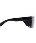 Go To Transition Photochromic Safety Glasses With UV400 Grey Lenses And Ansi Z87 Impact Resistant Wraparound Frame side view