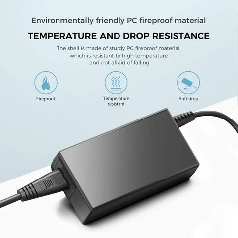 12V AC Power Adapter For Korg KA203 KA320 Krome M50 61 88 73 88 PA500ORT PA800 PA500 PA588 with fireproof PC material.