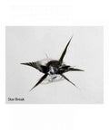 Star break chip on windshield surface for DIY Glass Windshield Repair Kit With Resin Based Formula For Chips And Cracks Under 1 Inch And Cracks Up To 12 Inches Long No Fuss Easy To Use Durable Solution That Minimizes Appearance Stops Spread And Restores Clarity example.