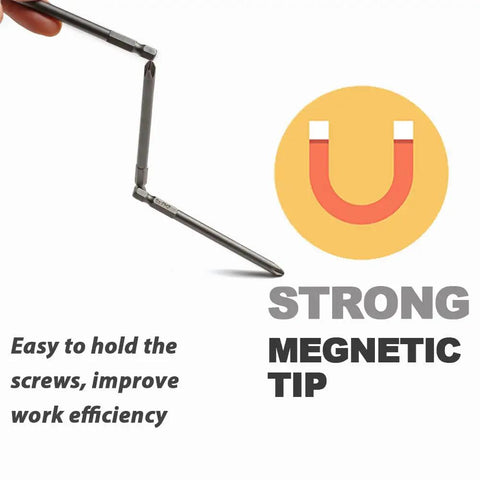 PH2 10 PC Screwdriver Bit Set With 1 Quarter Inch Hex Shank, 4 Inch Length, S2 Alloy Steel Magnetic Tip, Durable Long Lasting Bits For Power Drill, Impact Driver And Cordless Screwdriver
