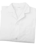 Folded Mens Long Sleeve Lab Coat For Doctors And Medical Students Unisex Clinical Coat With Comfortable Fit Easy On Off Durable