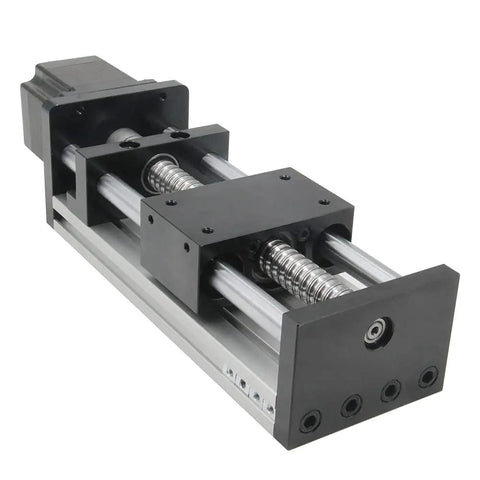 Dual Optical Axis Ballscrew SFU1605 100mm Travel With NEMA23 Stepper Motor for CNC Routers and 3D Printers
