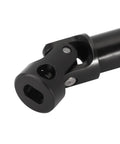 Close-up of stainless steel D-shaped drive shaft for one eighteenth scale TRX4M Defender Bronco, realistic scale joint visible.