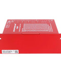 STEPERONLINE Y Series closed-loop stepper driver, red metal enclosure, side view