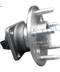 Pair of 2 Rear Wheel Hub Bearing Assemblies Replacement for 2006-2011 Cadillac DTS, part 512003, side view of bearing hub