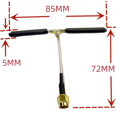T Shaped 5.8G FPV Antenna For Drones And Video Glasses Omnidirectional 150mm SMA Connector 2dBi Gain Long Range Wireless