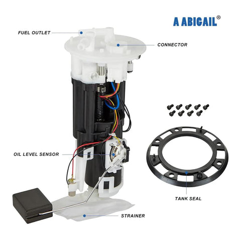 Efficient Fuel Pump Assembly Replacement SP8030M For Honda Accord And Acura TL CL with connector and tank seal components