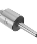 MT1 live center for metal lathe with conical tip and MT1 taper, hard alloy steel body