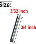 Three Thirty Second Inch By Three Quarter Inch Dowel Pins Set Of Thirty Metal Dowel Pins Shelf Pegs For Shelves Supports Bearings Alloy Steel Wood Bunk Bed Pegs For Furniture Repair size illustration