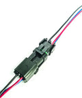 Top Quality 4 Pin Weatherpack Connector Kit With Male And Female Terminals For Automotive Wiring Repairs Featuring Durable 16 AWG Wire Cables black inline connector with 16 AWG wires