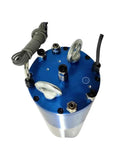5.5KW ATC Spindle Motor BT30 Water Cooling Automatic Tool Change CNC Router Milling Setup top view with connectors and wiring.